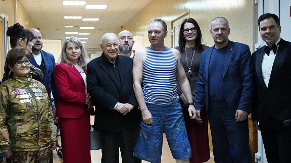 Концерт в госпитале имени Н. Н. Бурденко - 8
